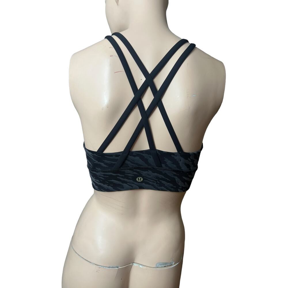 Lululemon Energy Bra Long Line Lunar New Year Size 6 Preowned Good Conditions - Picture 6 of 9